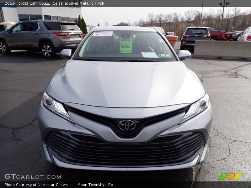 Celestial Silver Metallic / Ash 2019 Toyota Camry XLE