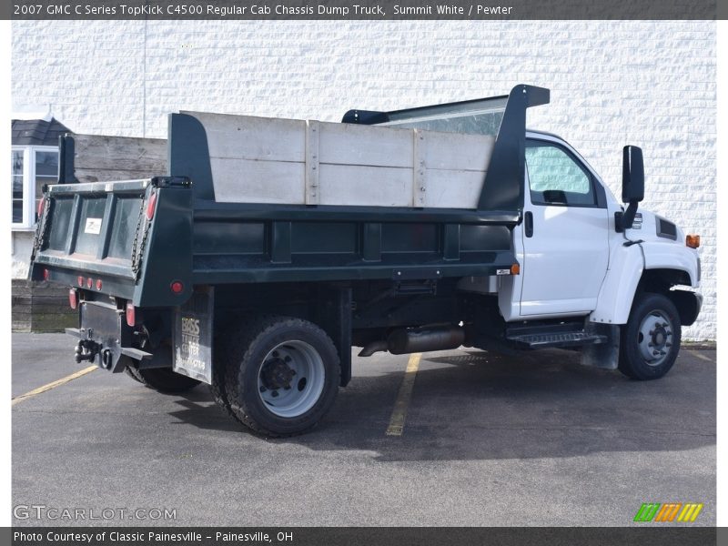  2007 C Series TopKick C4500 Regular Cab Chassis Dump Truck Summit White