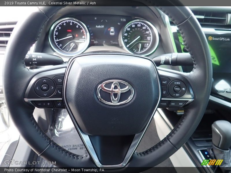 Celestial Silver Metallic / Ash 2019 Toyota Camry XLE