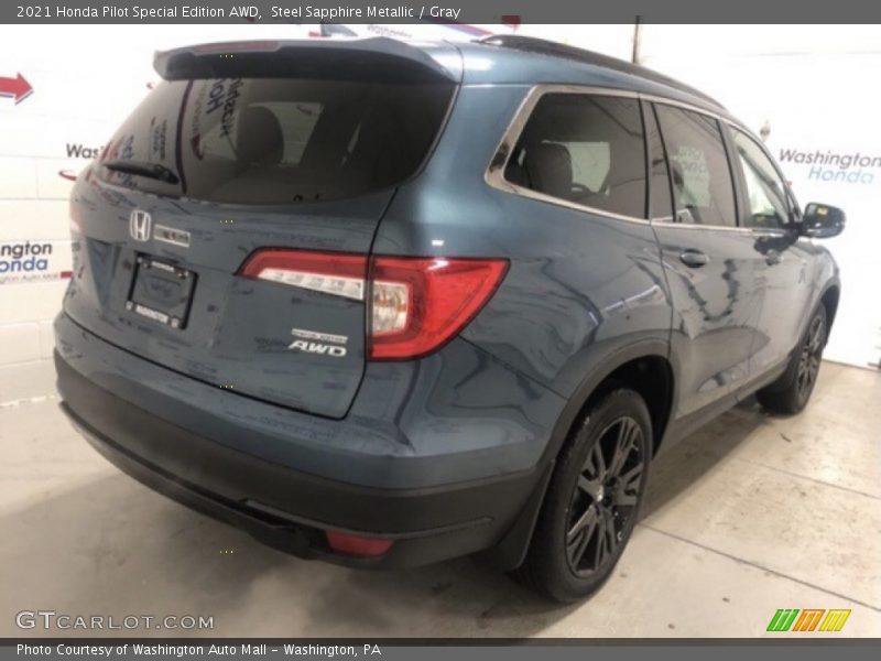 Steel Sapphire Metallic / Gray 2021 Honda Pilot Special Edition AWD