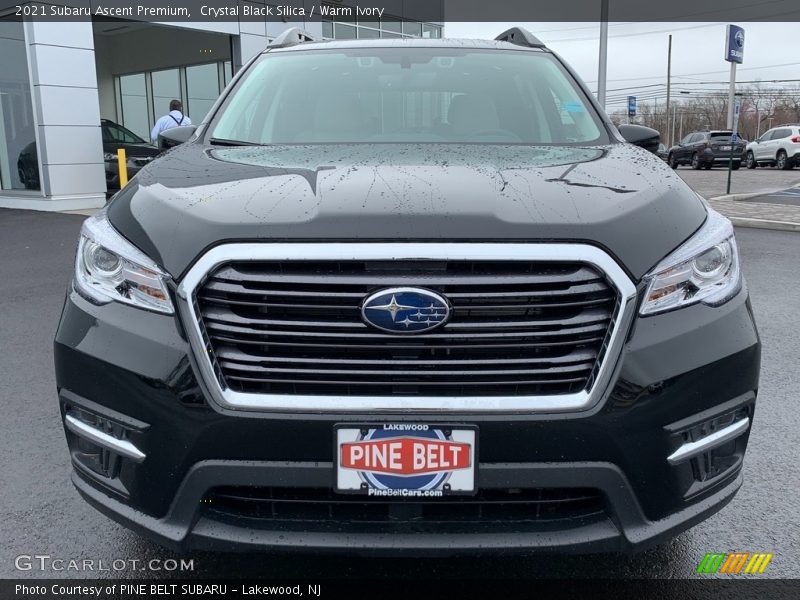Crystal Black Silica / Warm Ivory 2021 Subaru Ascent Premium