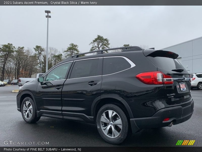 Crystal Black Silica / Warm Ivory 2021 Subaru Ascent Premium