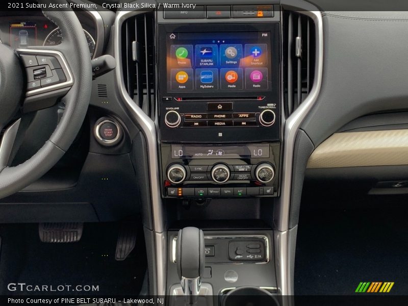 Crystal Black Silica / Warm Ivory 2021 Subaru Ascent Premium