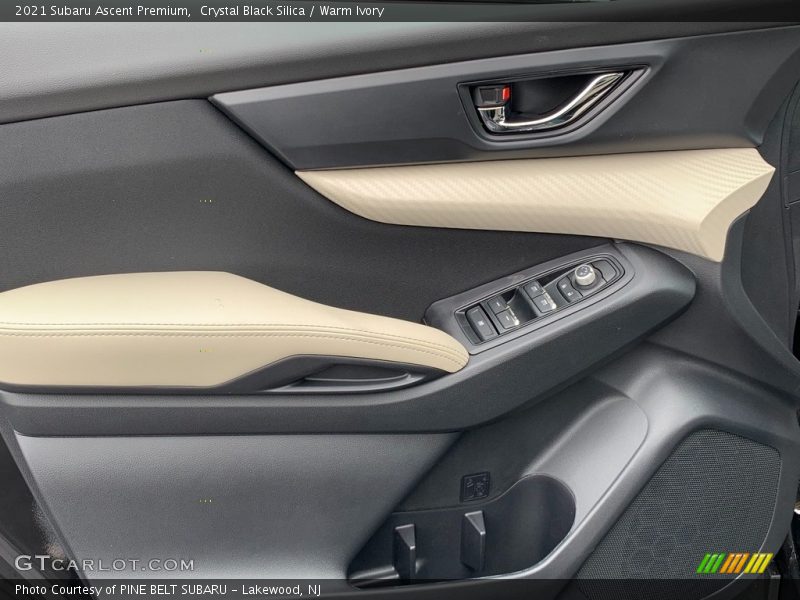 Crystal Black Silica / Warm Ivory 2021 Subaru Ascent Premium