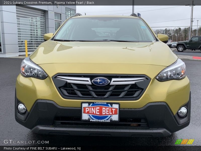Plasma Yellow Pearl / Black 2021 Subaru Crosstrek Premium