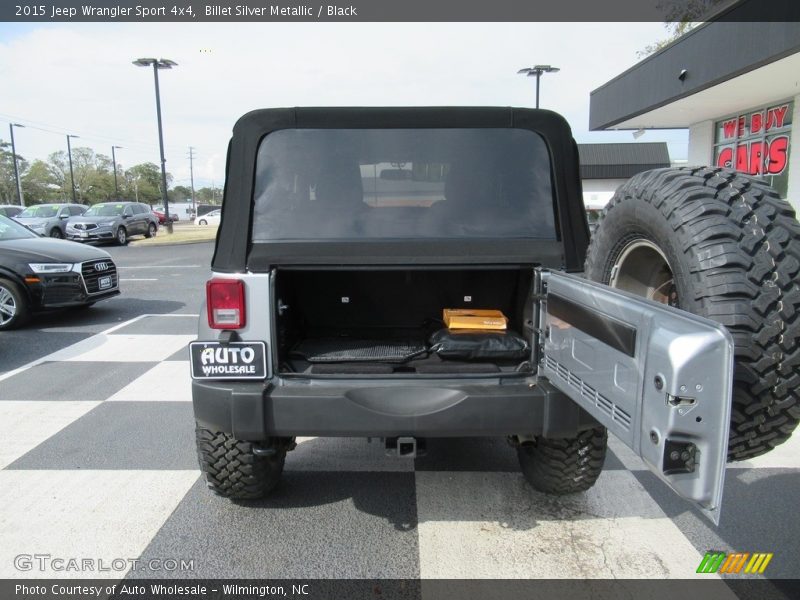 Billet Silver Metallic / Black 2015 Jeep Wrangler Sport 4x4