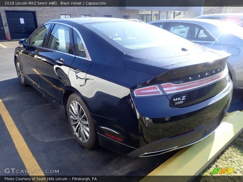 Black Velvet / Cappuccino 2018 Lincoln MKZ Select AWD