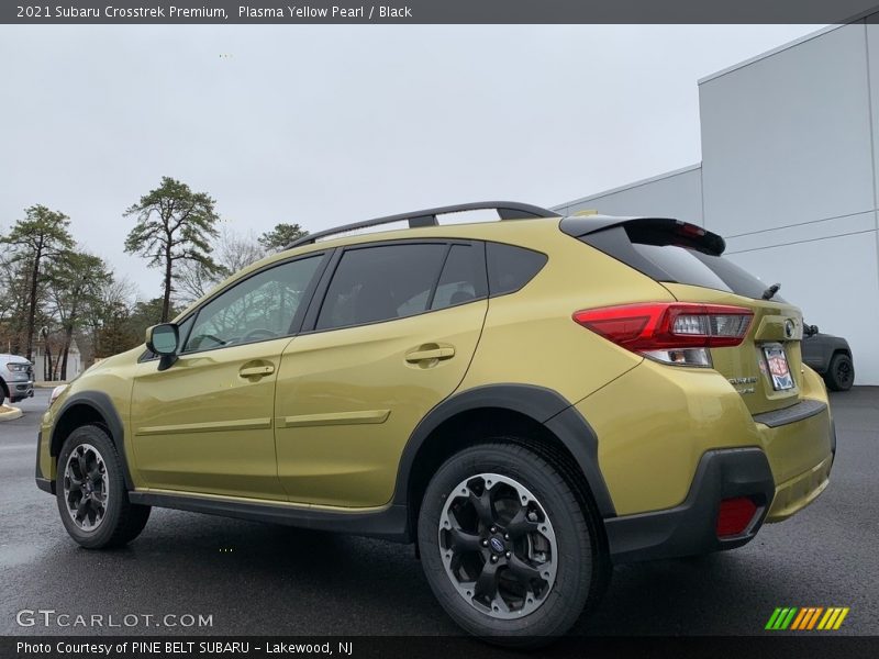 Plasma Yellow Pearl / Black 2021 Subaru Crosstrek Premium
