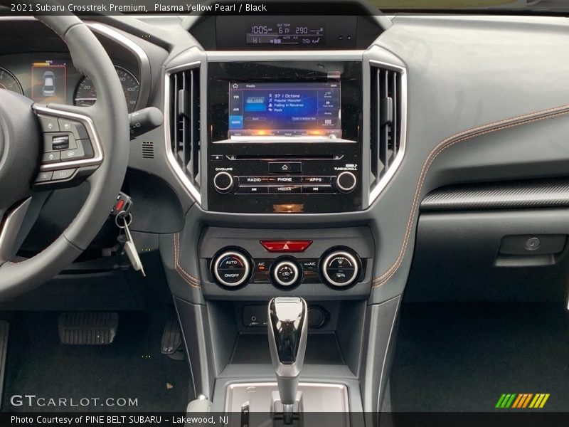 Plasma Yellow Pearl / Black 2021 Subaru Crosstrek Premium