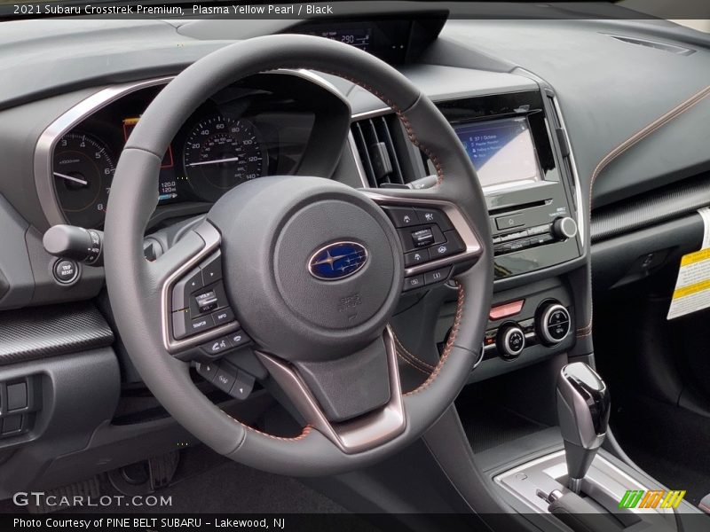 Plasma Yellow Pearl / Black 2021 Subaru Crosstrek Premium