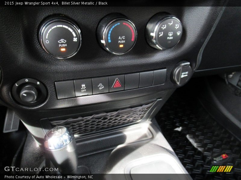 Billet Silver Metallic / Black 2015 Jeep Wrangler Sport 4x4