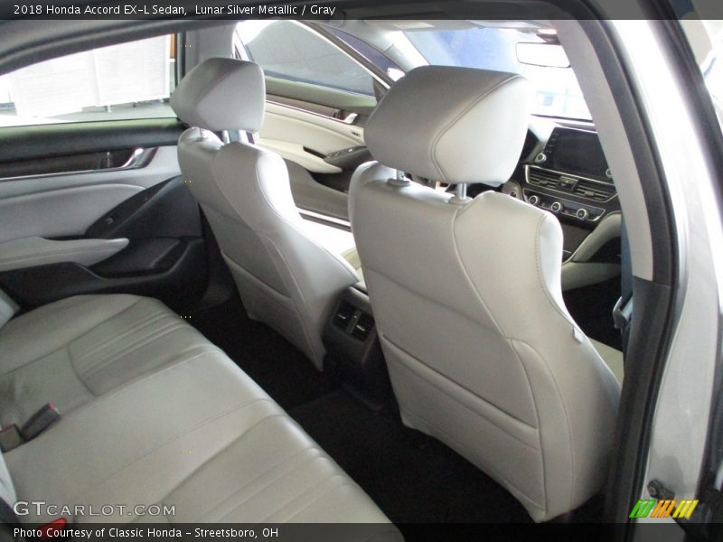 Lunar Silver Metallic / Gray 2018 Honda Accord EX-L Sedan