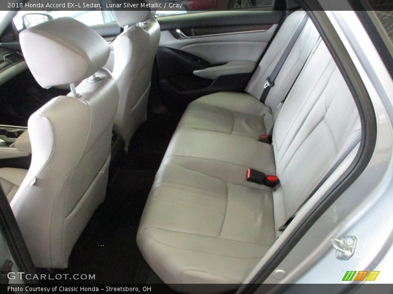 Lunar Silver Metallic / Gray 2018 Honda Accord EX-L Sedan