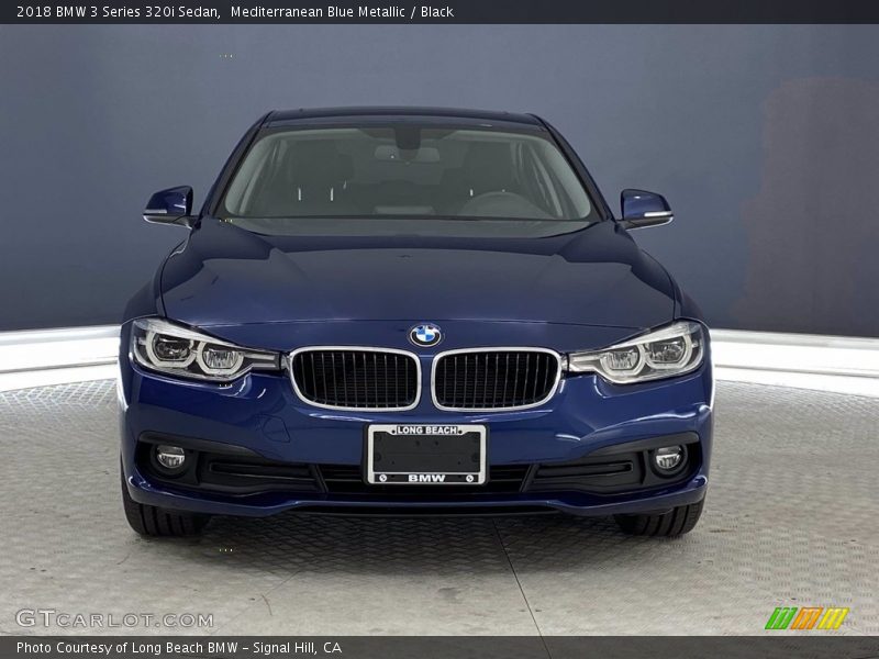 Mediterranean Blue Metallic / Black 2018 BMW 3 Series 320i Sedan