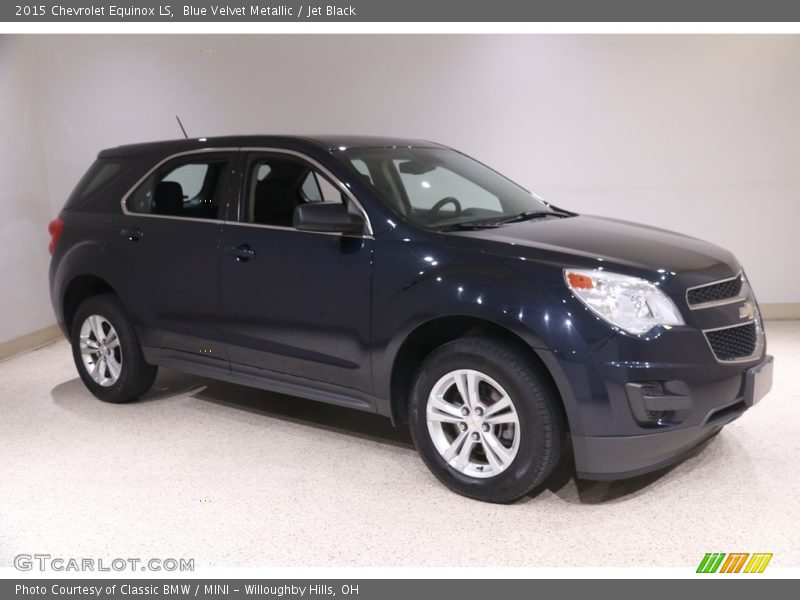 Blue Velvet Metallic / Jet Black 2015 Chevrolet Equinox LS