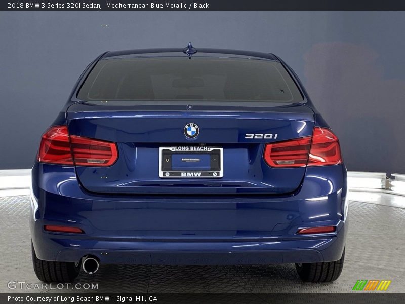Mediterranean Blue Metallic / Black 2018 BMW 3 Series 320i Sedan