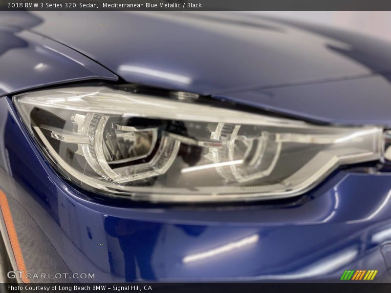 Mediterranean Blue Metallic / Black 2018 BMW 3 Series 320i Sedan
