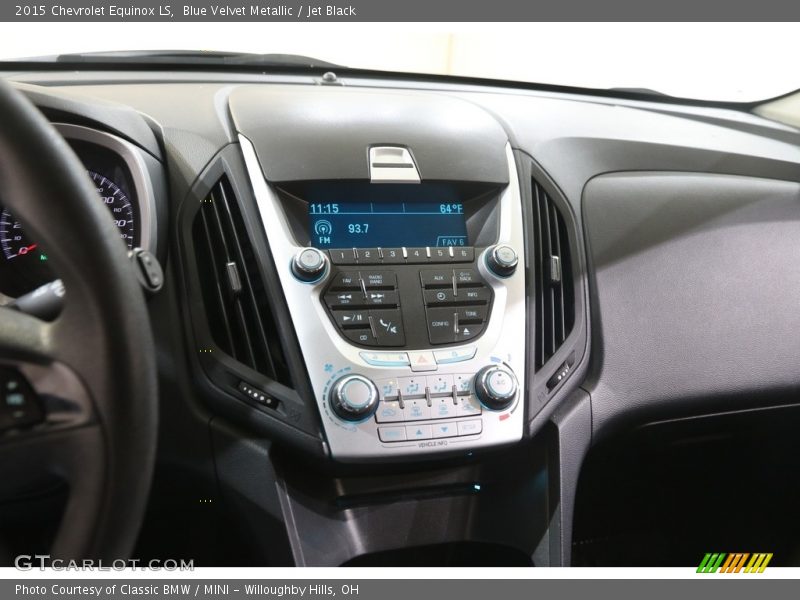 Blue Velvet Metallic / Jet Black 2015 Chevrolet Equinox LS
