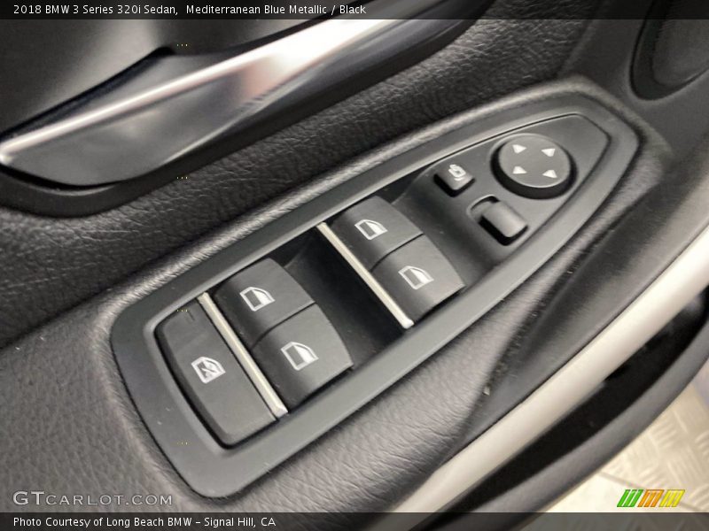 Mediterranean Blue Metallic / Black 2018 BMW 3 Series 320i Sedan
