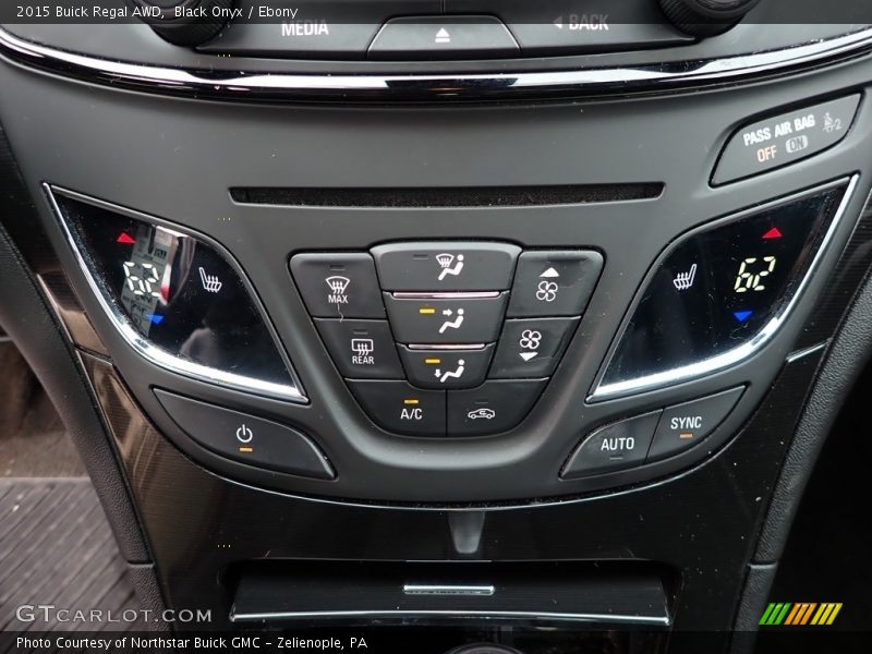 Controls of 2015 Regal AWD