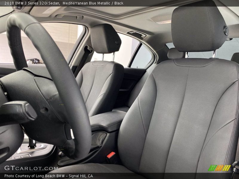 Mediterranean Blue Metallic / Black 2018 BMW 3 Series 320i Sedan