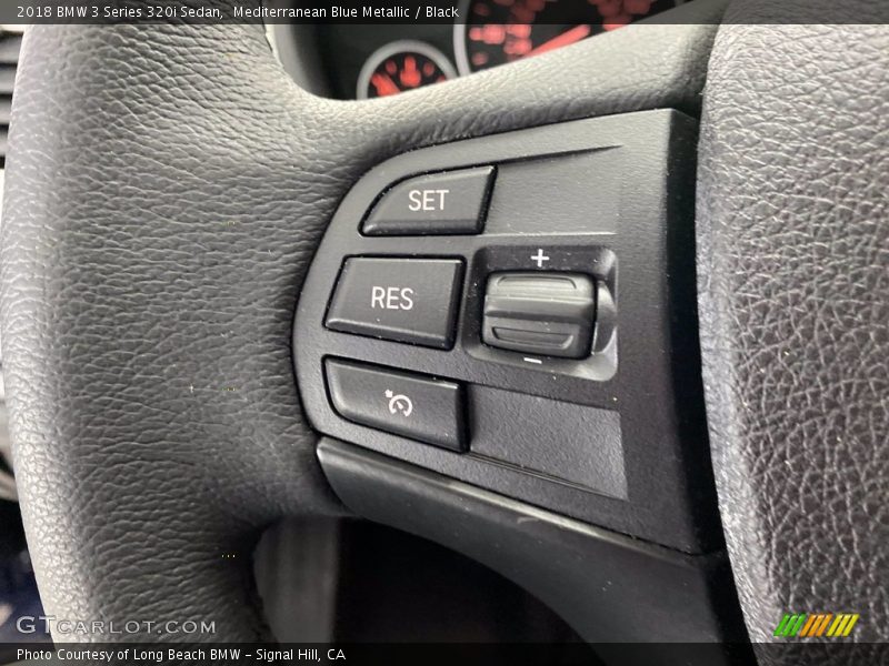 Mediterranean Blue Metallic / Black 2018 BMW 3 Series 320i Sedan