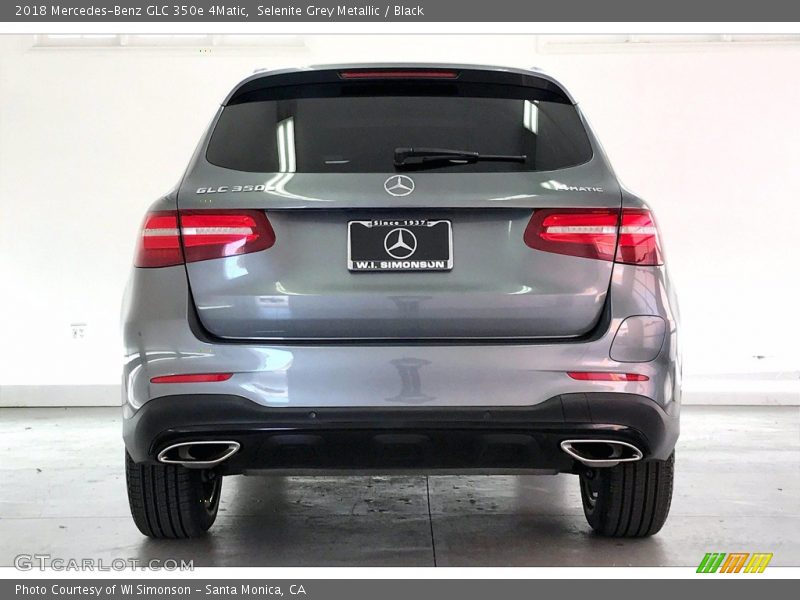 Selenite Grey Metallic / Black 2018 Mercedes-Benz GLC 350e 4Matic