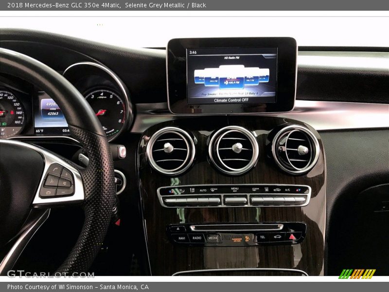 Selenite Grey Metallic / Black 2018 Mercedes-Benz GLC 350e 4Matic