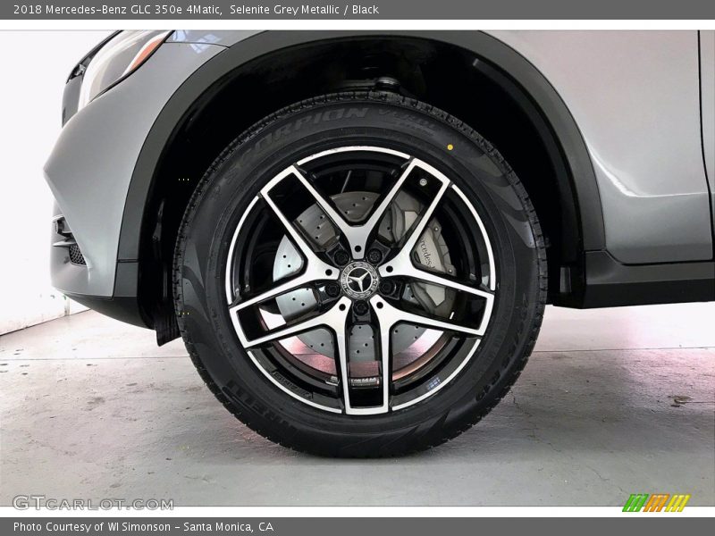 Selenite Grey Metallic / Black 2018 Mercedes-Benz GLC 350e 4Matic