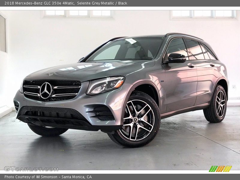 Selenite Grey Metallic / Black 2018 Mercedes-Benz GLC 350e 4Matic