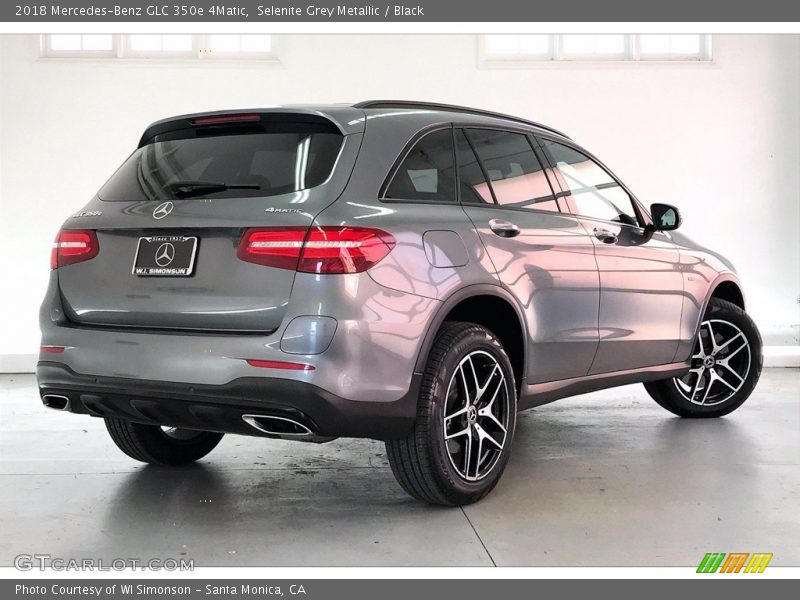 Selenite Grey Metallic / Black 2018 Mercedes-Benz GLC 350e 4Matic