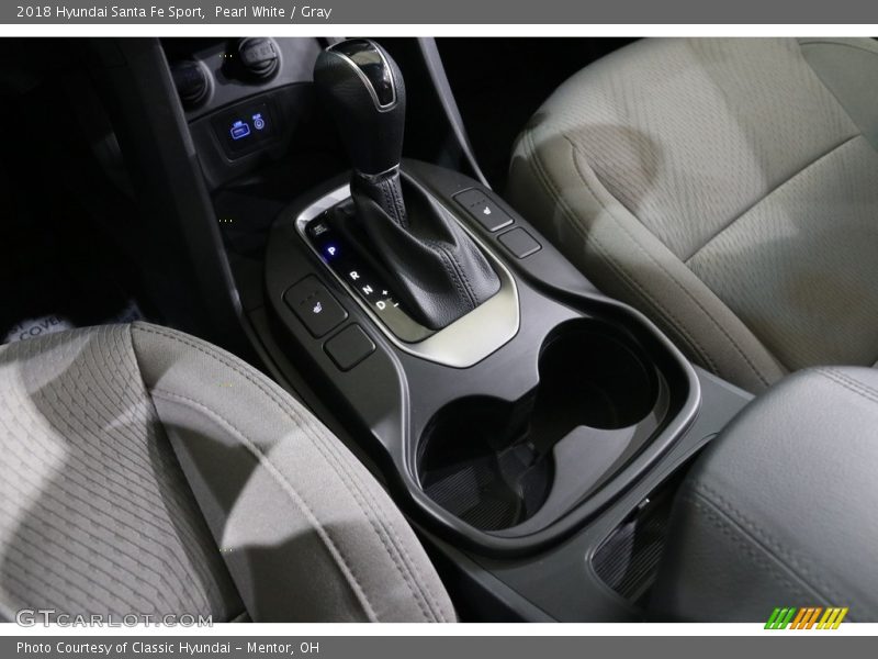 Pearl White / Gray 2018 Hyundai Santa Fe Sport