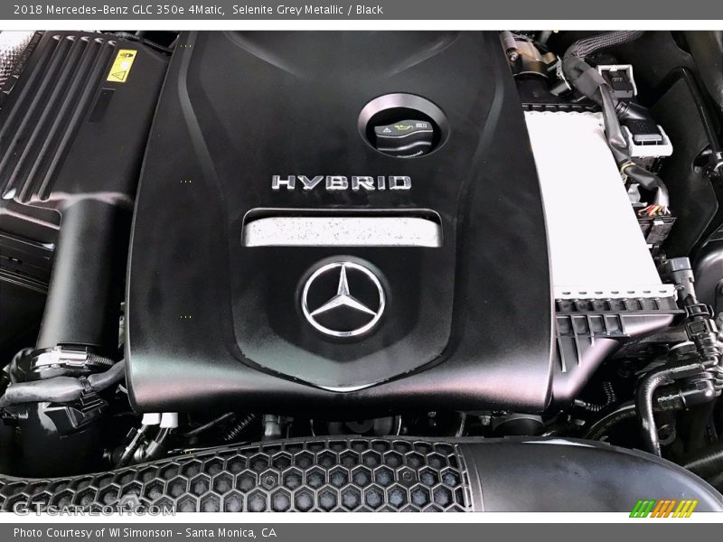 Selenite Grey Metallic / Black 2018 Mercedes-Benz GLC 350e 4Matic