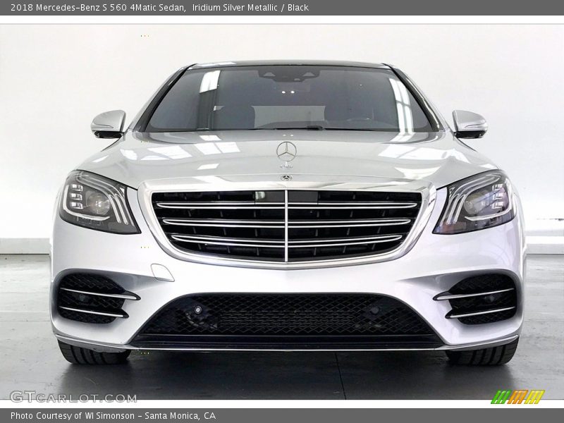 Iridium Silver Metallic / Black 2018 Mercedes-Benz S 560 4Matic Sedan