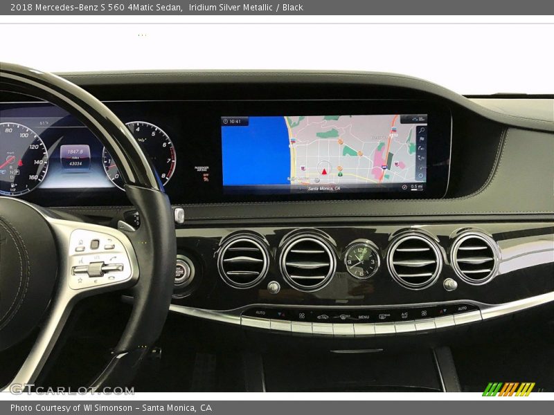 Iridium Silver Metallic / Black 2018 Mercedes-Benz S 560 4Matic Sedan