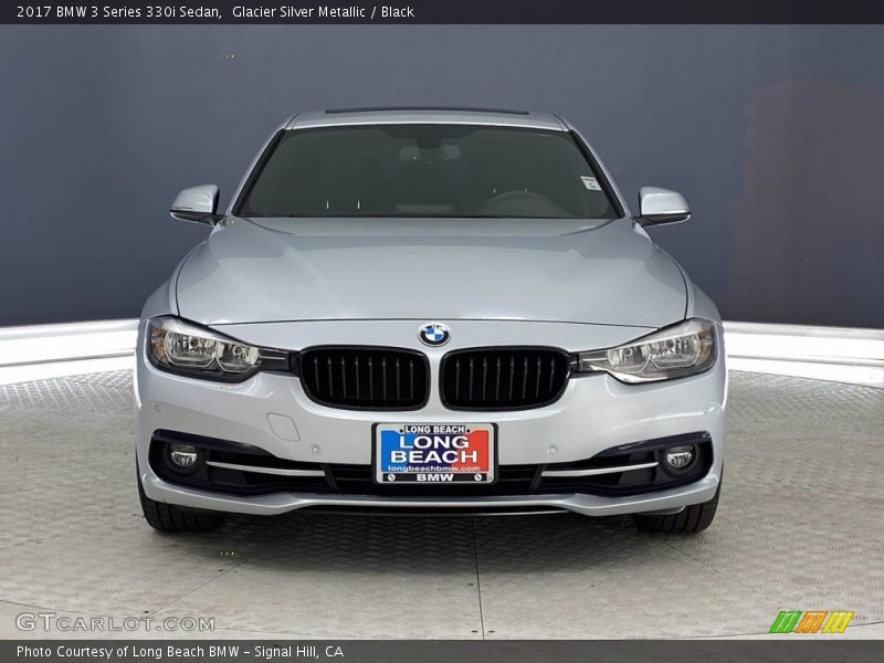 Glacier Silver Metallic / Black 2017 BMW 3 Series 330i Sedan