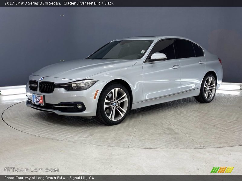 Glacier Silver Metallic / Black 2017 BMW 3 Series 330i Sedan