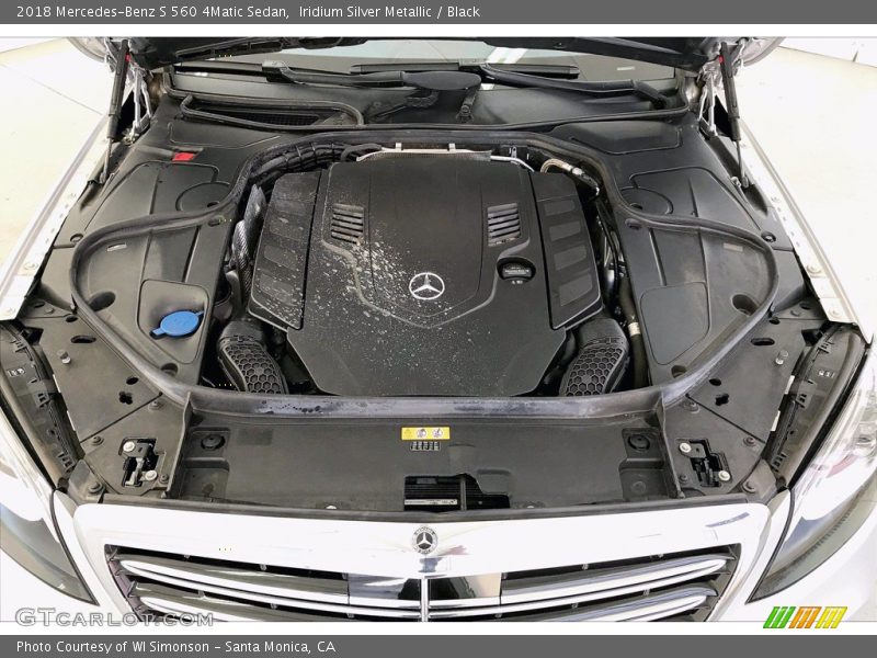 Iridium Silver Metallic / Black 2018 Mercedes-Benz S 560 4Matic Sedan