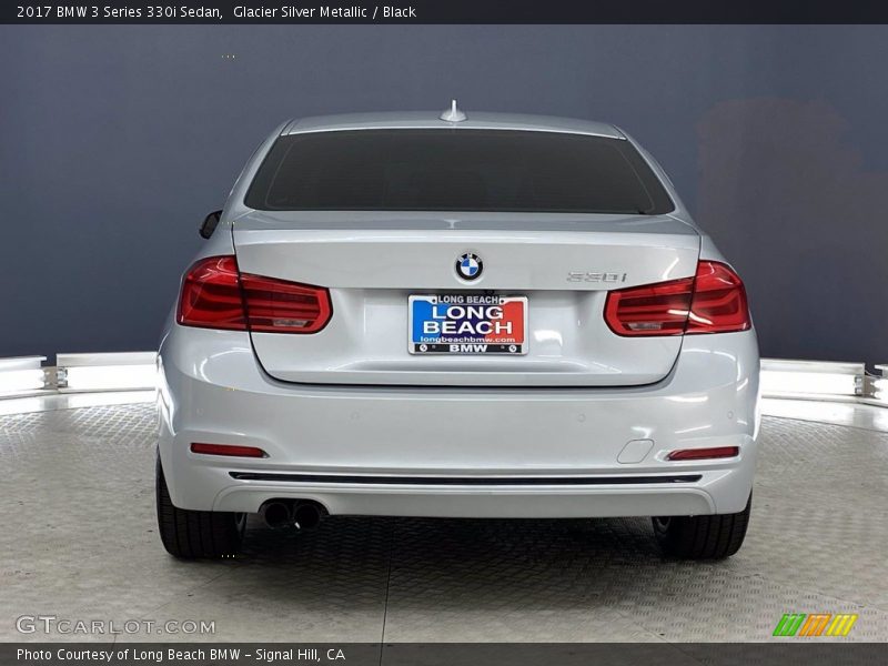 Glacier Silver Metallic / Black 2017 BMW 3 Series 330i Sedan