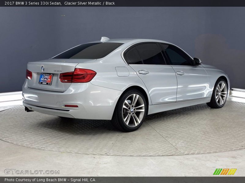 Glacier Silver Metallic / Black 2017 BMW 3 Series 330i Sedan