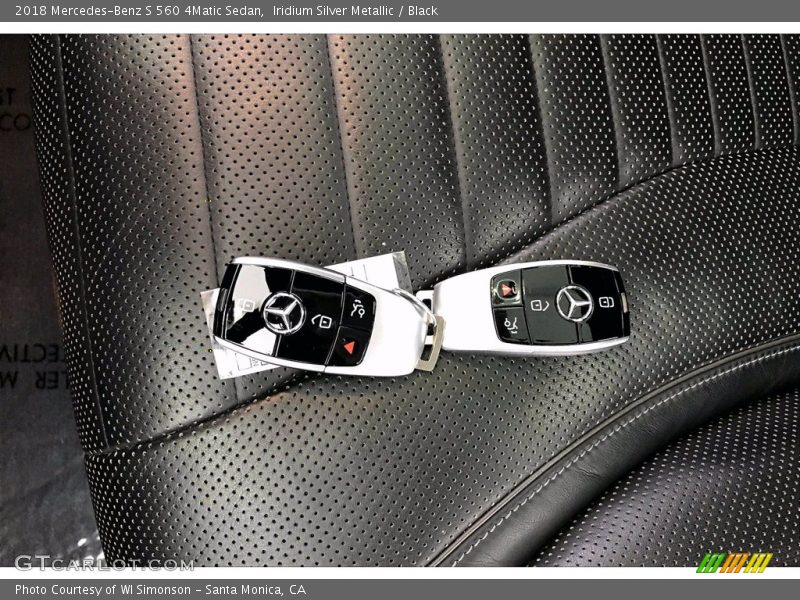Iridium Silver Metallic / Black 2018 Mercedes-Benz S 560 4Matic Sedan