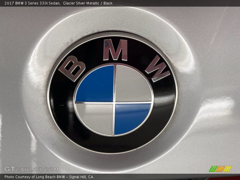 Glacier Silver Metallic / Black 2017 BMW 3 Series 330i Sedan