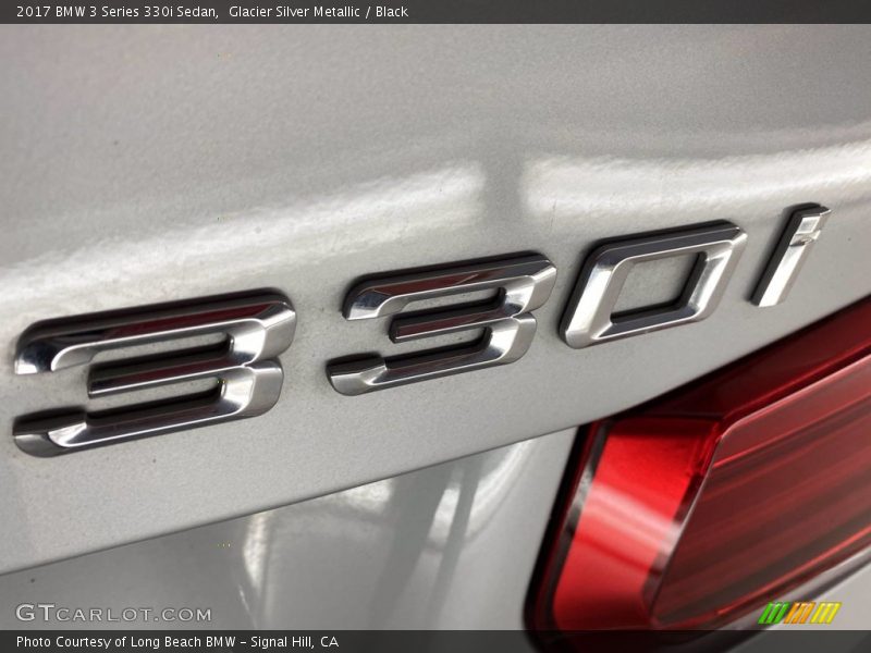 Glacier Silver Metallic / Black 2017 BMW 3 Series 330i Sedan