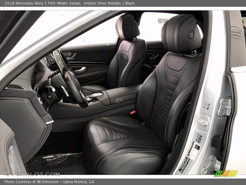 Front Seat of 2018 S 560 4Matic Sedan