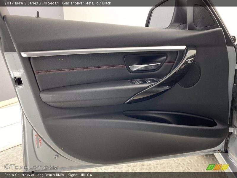 Glacier Silver Metallic / Black 2017 BMW 3 Series 330i Sedan