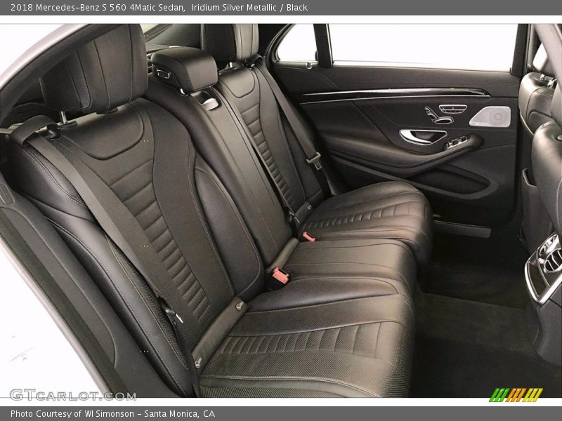 Rear Seat of 2018 S 560 4Matic Sedan
