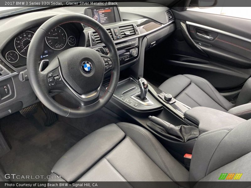 Glacier Silver Metallic / Black 2017 BMW 3 Series 330i Sedan