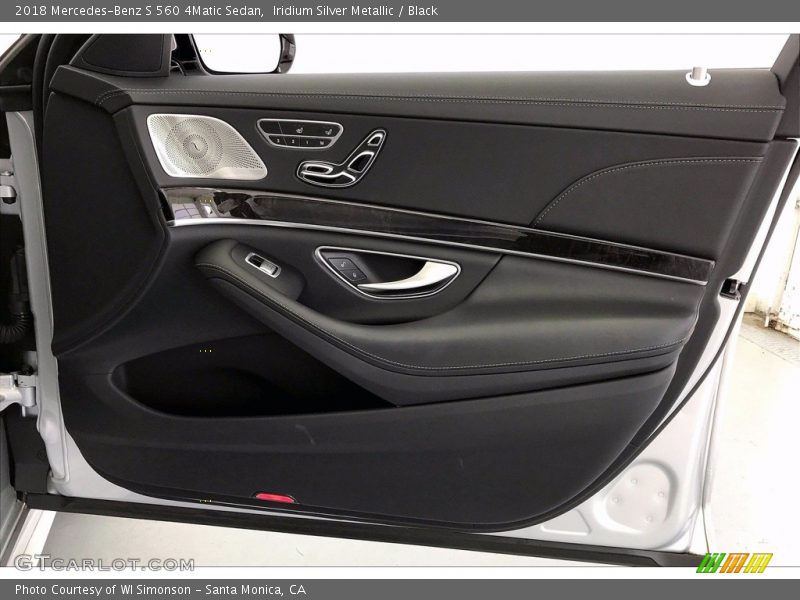 Iridium Silver Metallic / Black 2018 Mercedes-Benz S 560 4Matic Sedan