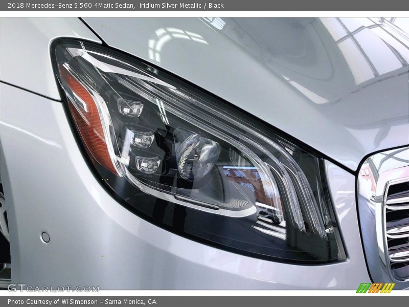 Iridium Silver Metallic / Black 2018 Mercedes-Benz S 560 4Matic Sedan