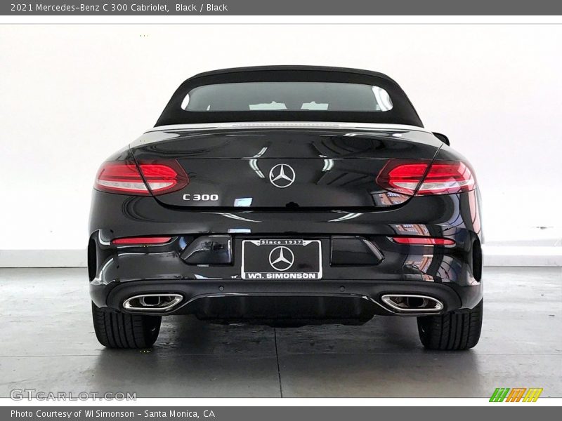 Black / Black 2021 Mercedes-Benz C 300 Cabriolet